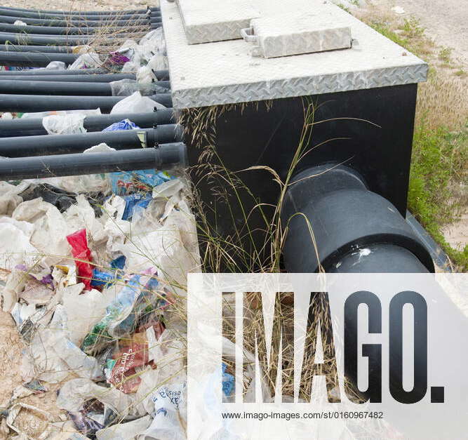 Bio Methane being captured from a landfill site in Alicante, Costa