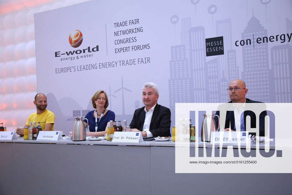 Essen, NRW Messe E world energy water Press conference at the opening ...