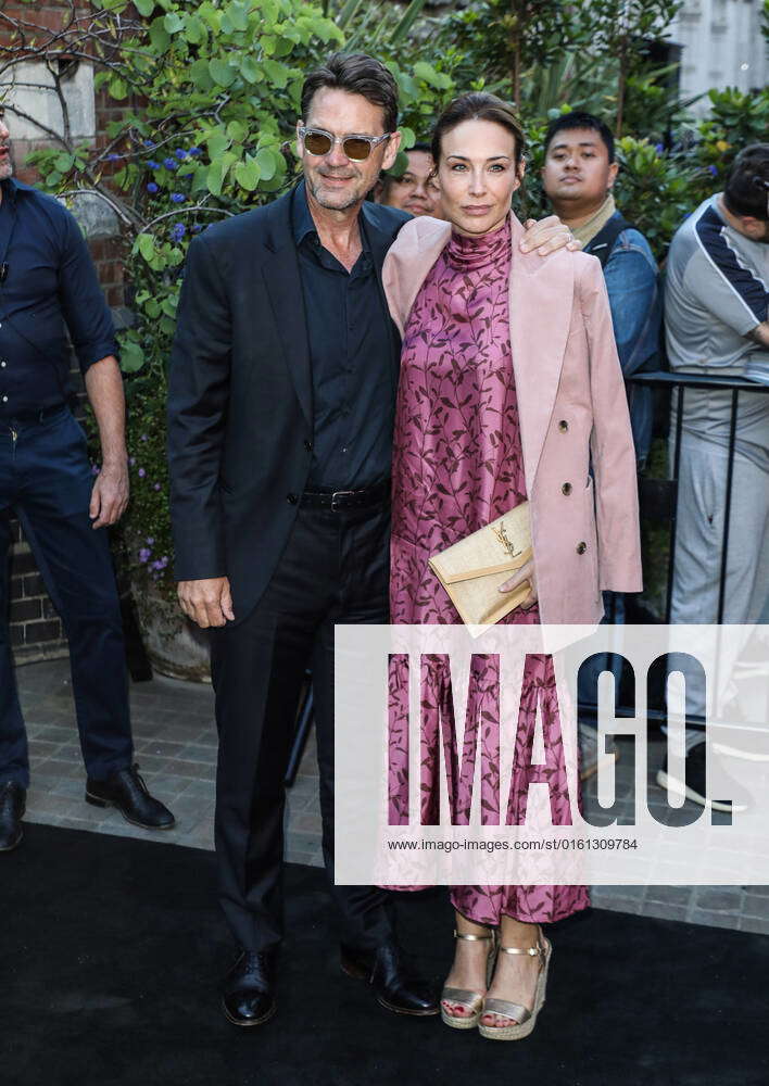 Dougray Scott and Claire Forlani, at the Langham Hotel relaunch party  London, England - 10.06.09 Stock Photo - Alamy