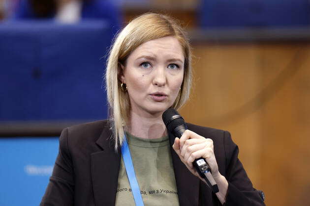 Journalist Angelina Kariakina At The Deutsche Welle Global Media Forum ...