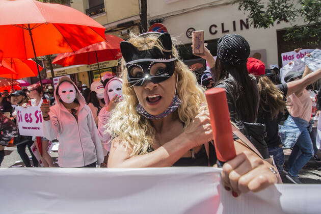 Sex Workers Demonstrate Against The Government S Law To Abolish This