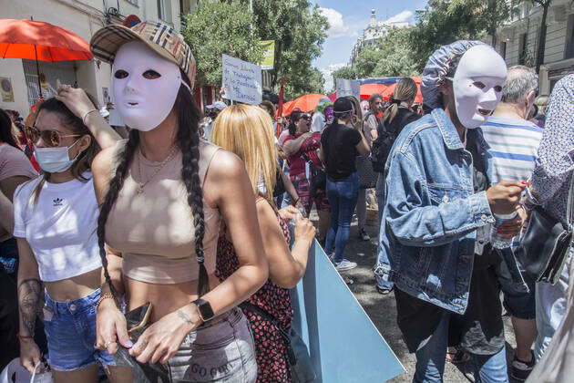 Sex Workers Demonstrate Against The Government S Law To Abolish This