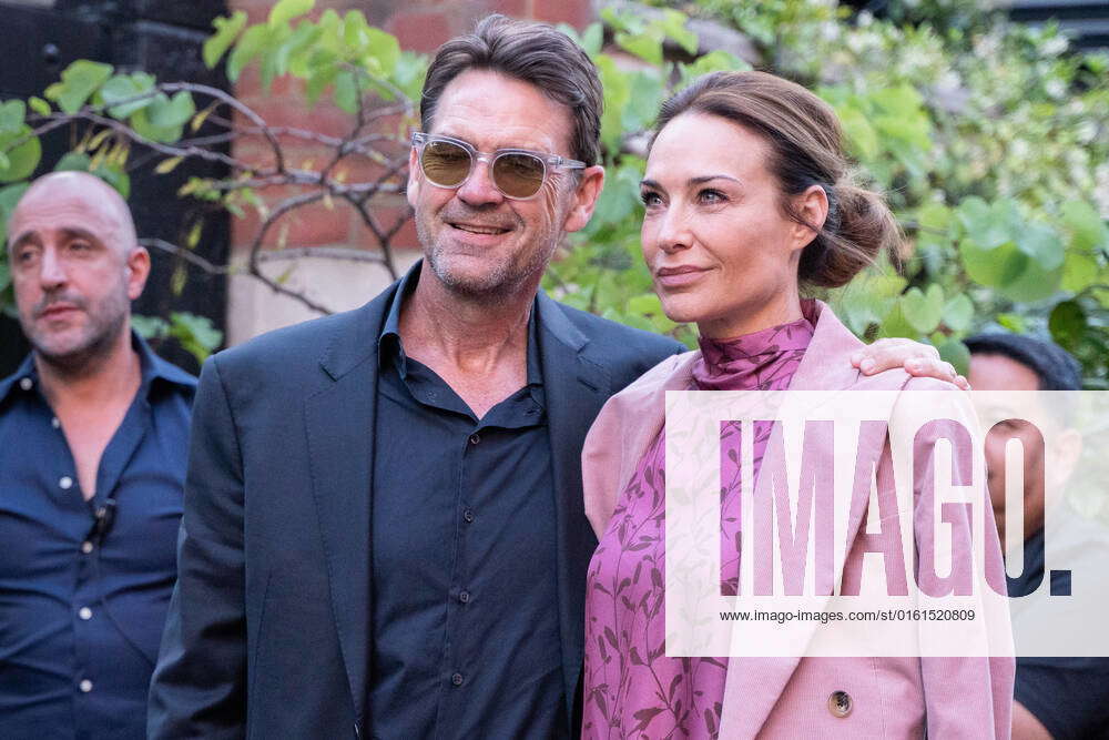 Dougray Scott and Claire Forlani, at the Langham Hotel relaunch party  London, England - 10.06.09 Stock Photo - Alamy