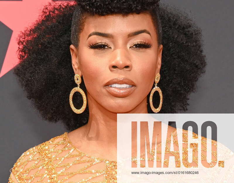 25 June 2022 Los Angeles, California Brandee Evans. BET Awards 2022