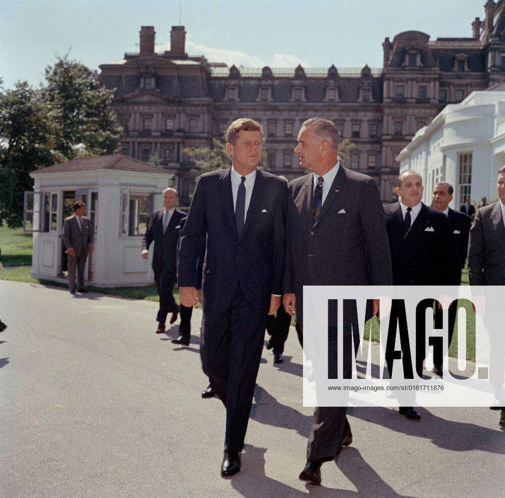 Ceremony marking Vice President Lyndon B. Johnsons (LBJ) departure on a