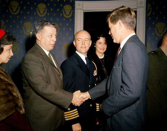 Swearing-in Ceremony, Paul B. Fay, Jr., Under Secretary Of The Navy, 9 