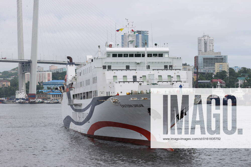 VLADIVOSTOK, RUSSIA JUNE 30, 2022 The Eastern Dream rollon rolloff