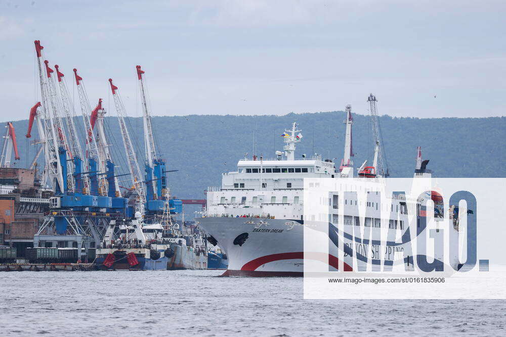 VLADIVOSTOK, RUSSIA JUNE 30, 2022 The Eastern Dream rollon rolloff