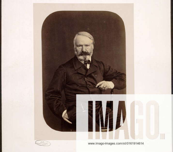 Portrait of Victor Hugo on Guernsey, 1862. Edmond Bacot (French, 1814 ...