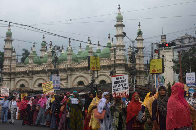 Demonstration In Support For Teesta Setalavad July 02 2022 Kolkata India Jamaat E Islami Hind 8107