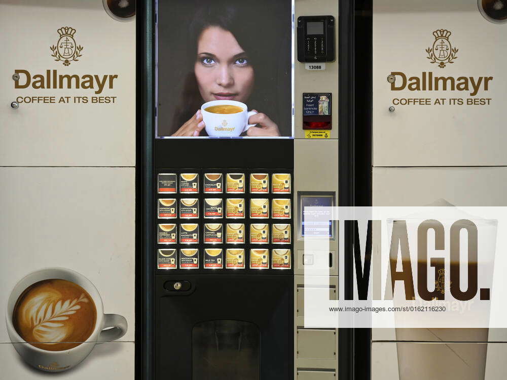 Dallmayr coffee vending machine, Dubai, UAE