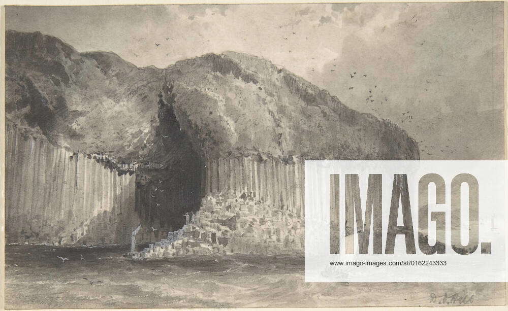 View of Fingal s Cave 1820 70 David Octavius Hill British, Scottish ...