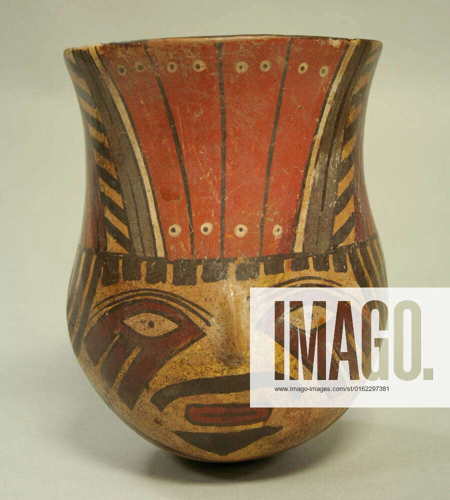 Head Jar 1st 6th century Nasca. Head Jar