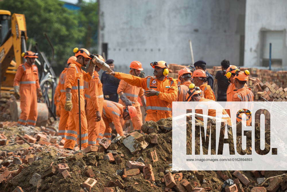 Ndff Rescue NEW DELHI, INDIA JULY 15: A view of an ongoing rescue operation by NDRF ...