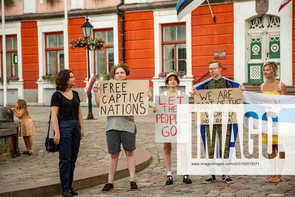 , Tartu. Finno-Ugric protest against opression. Photo: Ragnar  Peets Tartu Postimees Tartu