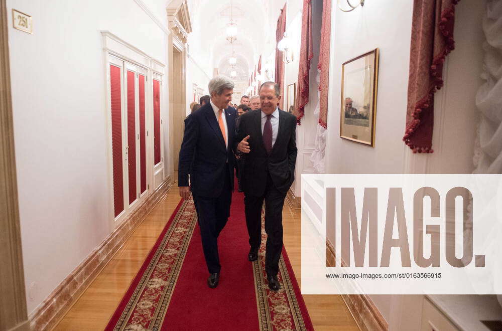 U.S. Secretary of State John Kerry and Russian Foreign Minister Sergey ...