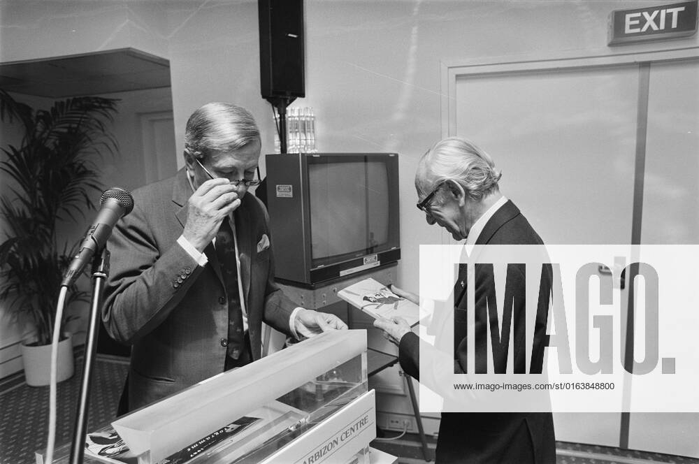 Anefo photo collection. Prince Claus i.g.M. Jan Blokker and Harry