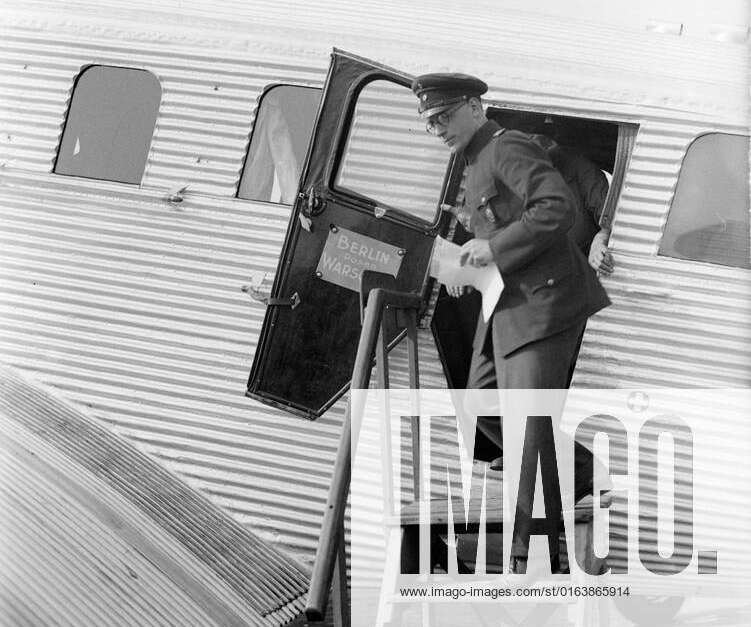 Poll photo collection. Berlin airport - Tempelhof. Man on the stairs at ...