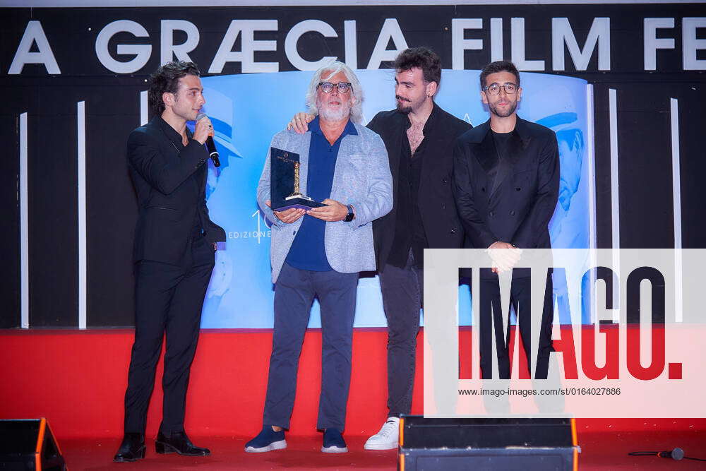 Il volo and their manager Michele Torpedine during Il volo opening