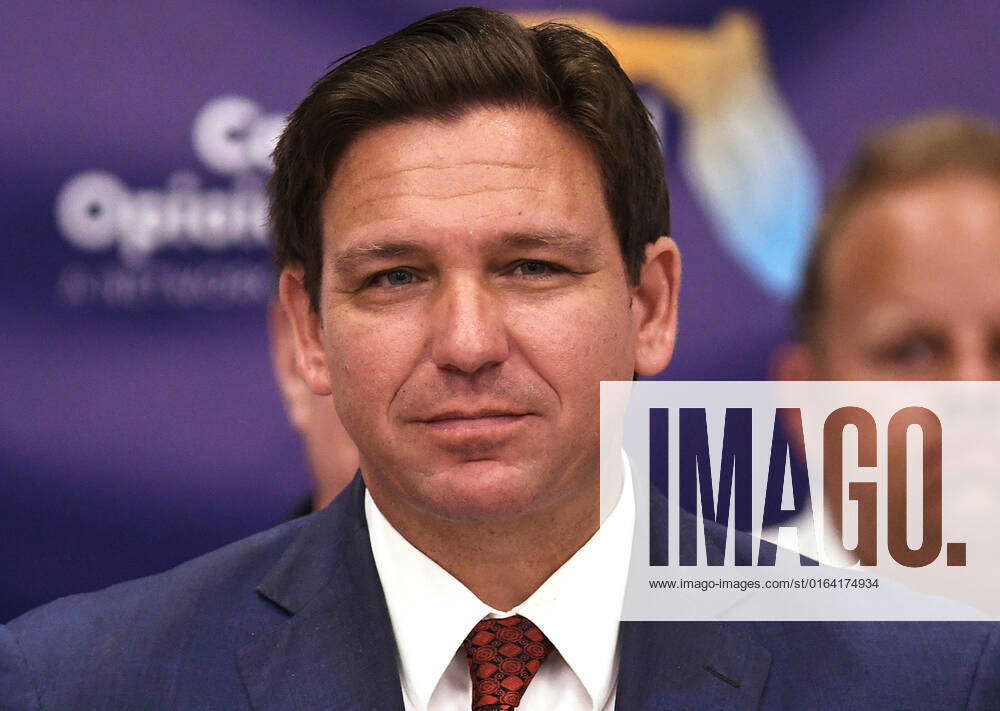 August 3, 2022, Rockledge, United States: Florida Gov. Ron DeSantis ...