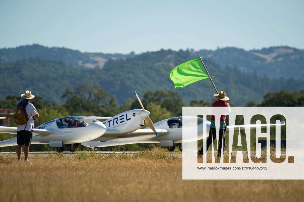 The Pipistrel-USA, Taurus G4 aircraft prepares to takeoff for the miles ...