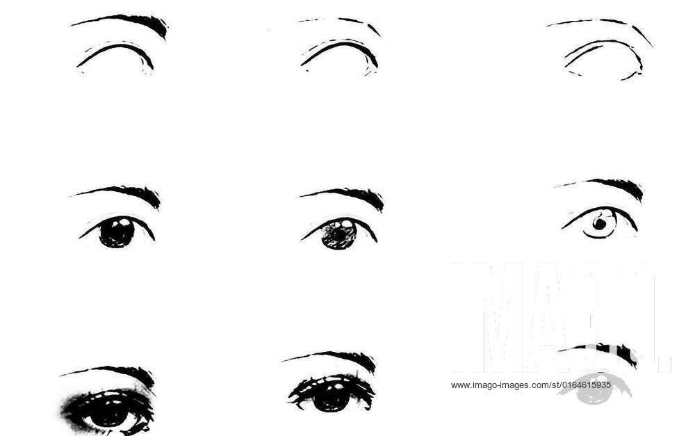 Tutorial of Drawing Human Eye. Eye in Anime Style. Female Eyelashes Stock  Illustration - Illustration of glamour, anime: 183786392