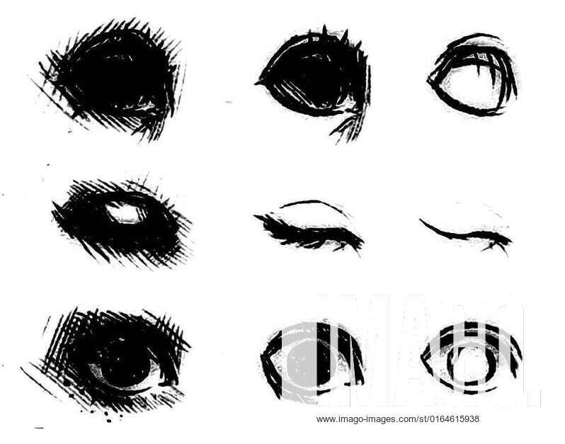 Tutorial of Drawing Human Eye. Eye in Anime Style. Female