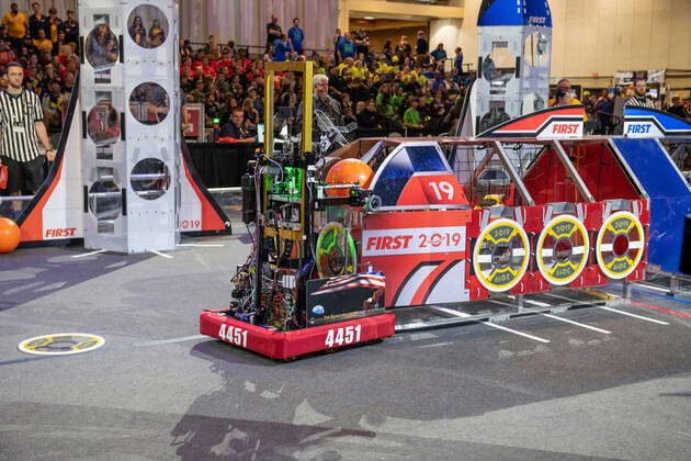 First Robotics Game The 2019 First Robotics Competition was held in Huntsville, Alabama on ...
