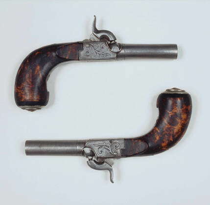 Pocket gun with percussion lock. Pocket gun with percussion lock, part ...