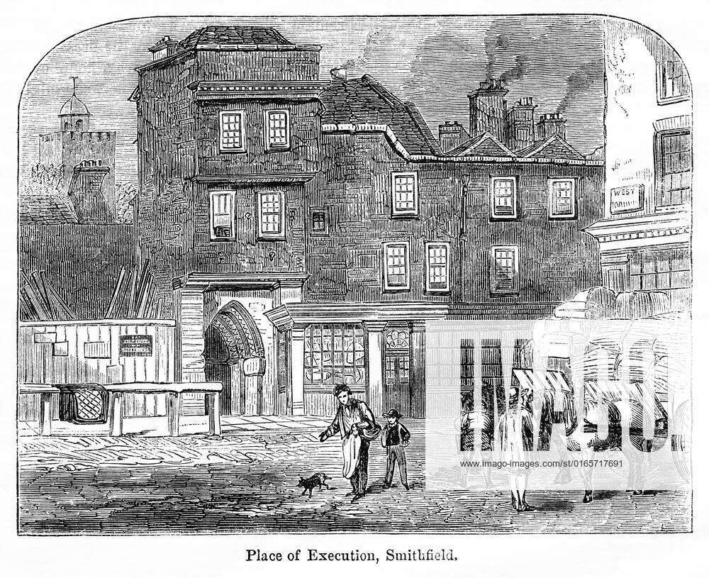 Place of Execution, Smithfield, Illustration from the Book, John ...