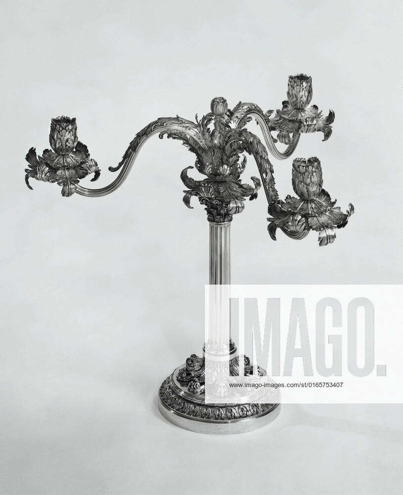 . These threebranch candelabra are early examples of the consistent