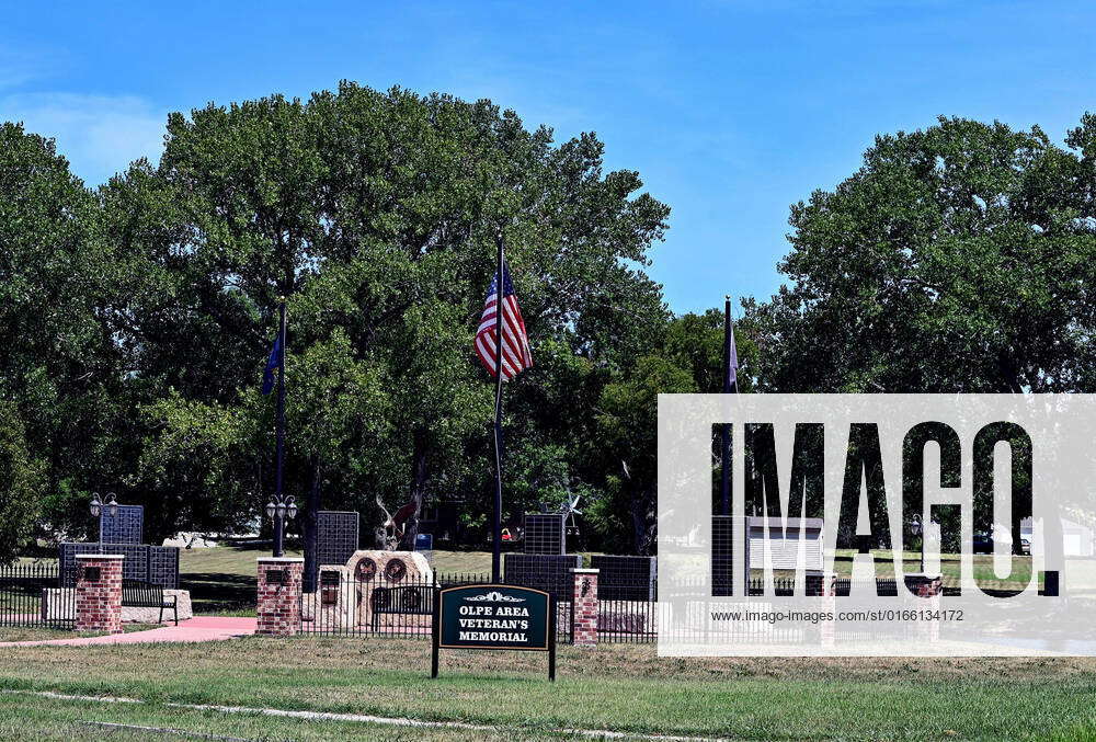 August 13, 2022, Olpe, Kansas, US Olpe area Veterans Memorial Park