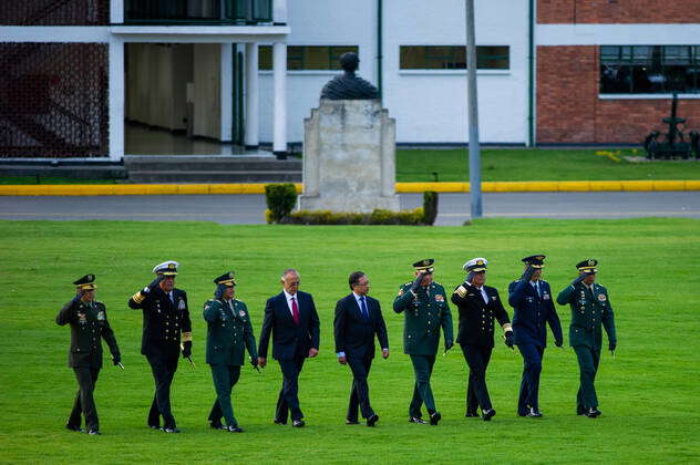 August 3, 2023, Bogota, Cundinamarca, Colombia: (Left to Right ...