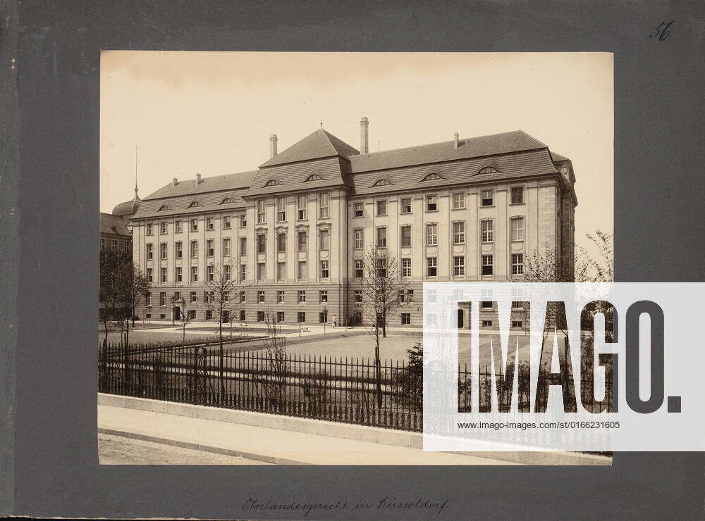 Unknown Architect, Higher Regional Court, Düsseldorf (1910): View ...