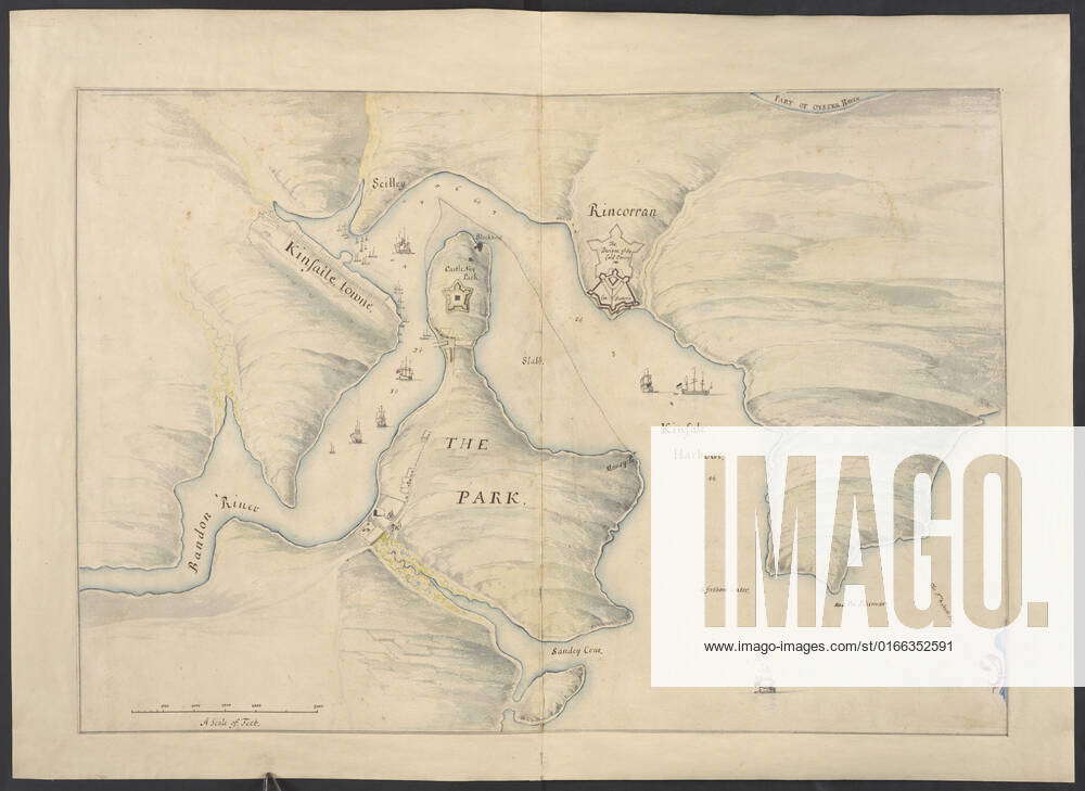 A Map of Kinsale Harbour. Maps K.Top.52.24. Place of publication ...