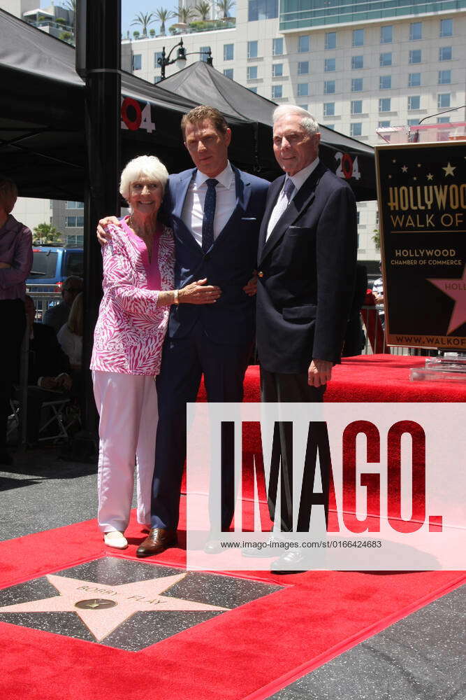 Dorothy Flay, Bobby Flay, Bill Flay at the Bobby Flay Hollywood Walk of