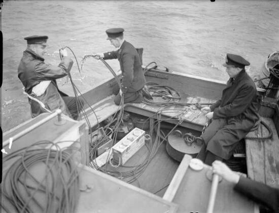 The Royal Navy during the Second World War This photograph on board HMS ...