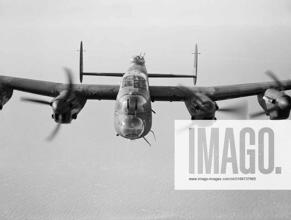 A Lancaster Mk III of No. 619 Squadron on a test flight from RAF ...