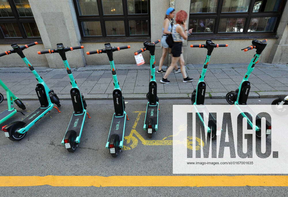 In Munich there are now designated parking collection points for E