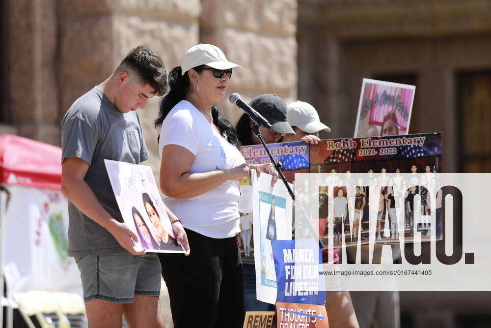 Families Of Mass Shooting Victims In Texas Hold Gun Control Rally At