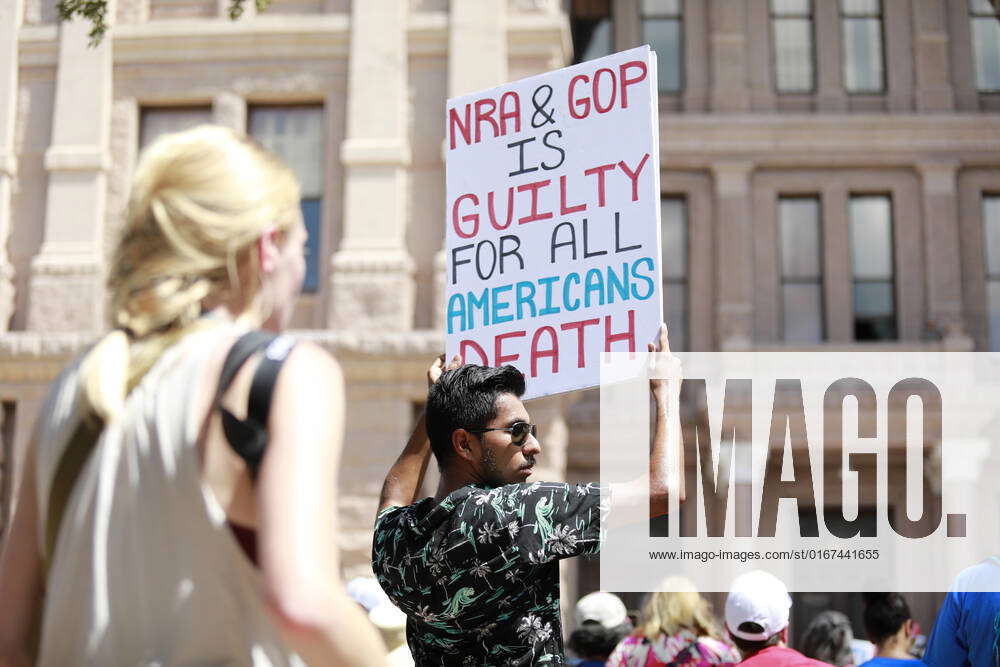 Families Of Mass Shooting Victims In Texas Hold Gun Control Rally At