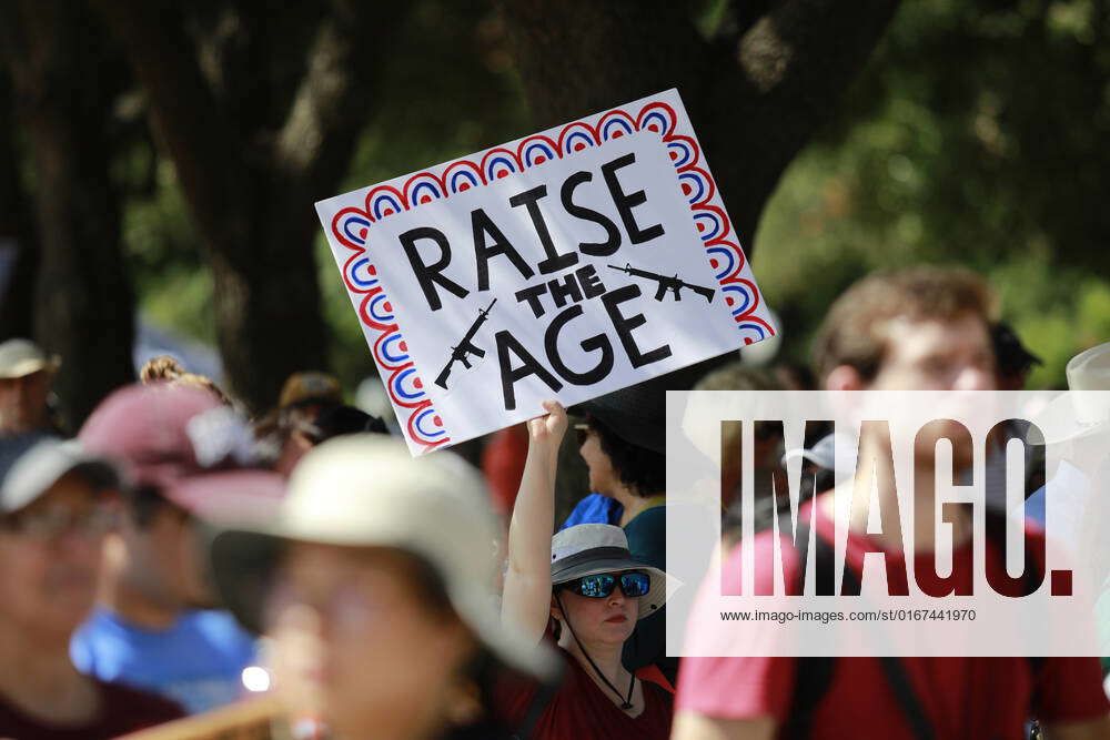 Families Of Mass Shooting Victims In Texas Hold Gun Control Rally At