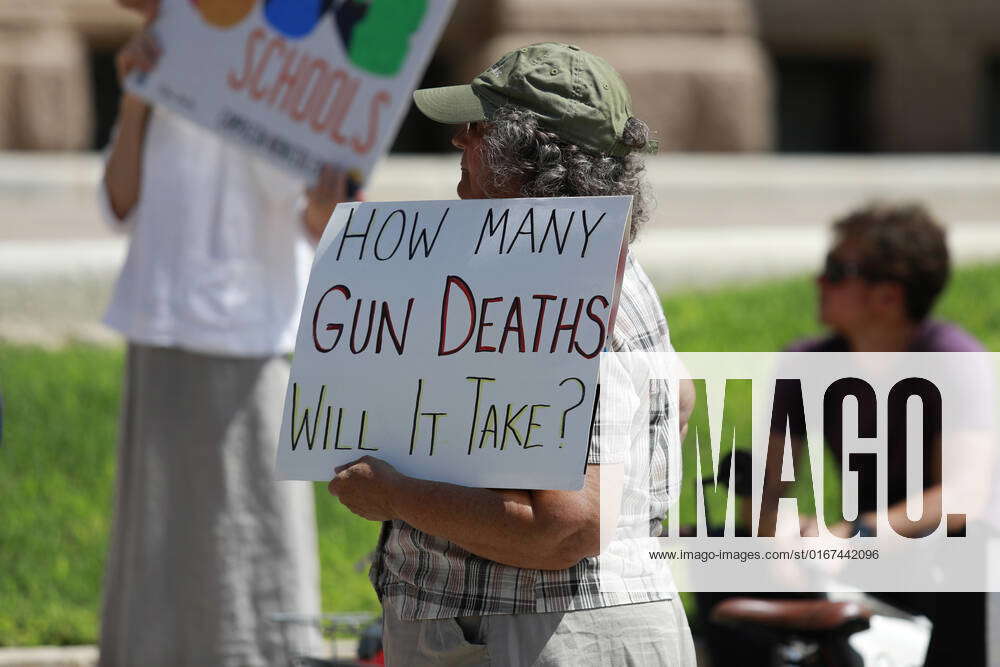 Families Of Mass Shooting Victims In Texas Hold Gun Control Rally At