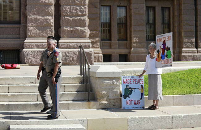 Families Of Mass Shooting Victims In Texas Hold Gun Control Rally At