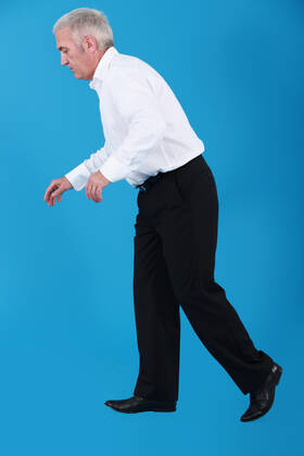Faltering Businessman taking faltering steps, model released, 3245867, 45-49 ...