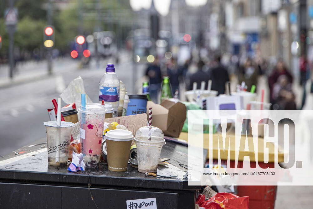 Edinburgh Bin Strikes Mounting piles of waste in the Scottish capital as Edinburgh bin collection