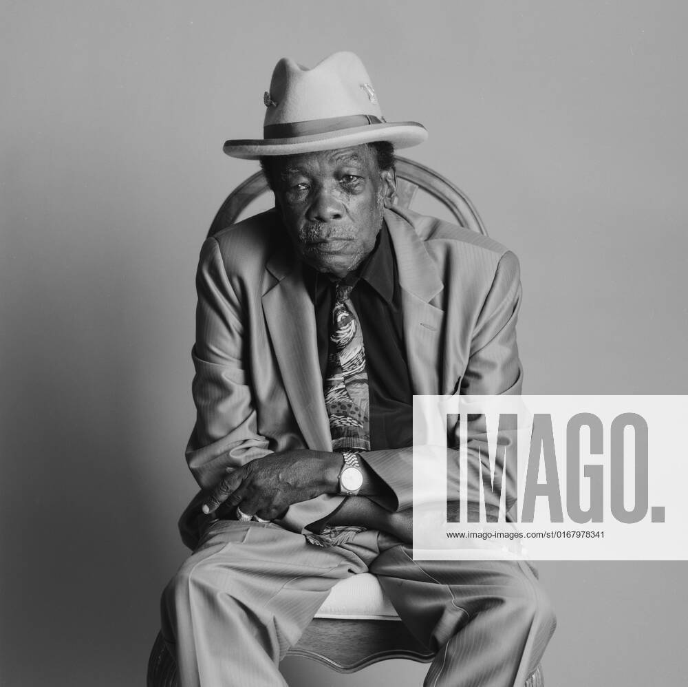 Los Angeles Ca: John Lee Hooker portrait session - circa