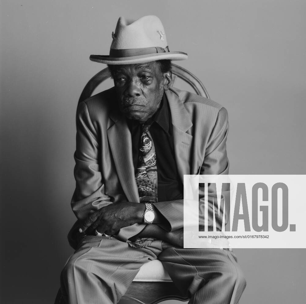 Los Angeles Ca: John Lee Hooker portrait session - circa