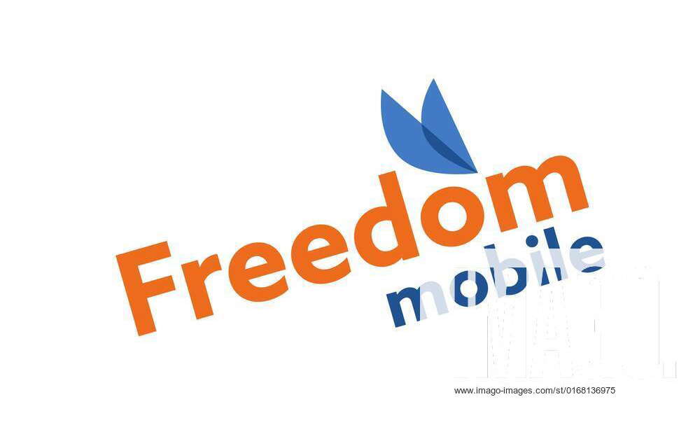 Freedom Mobile, Twisted Logo, White Background