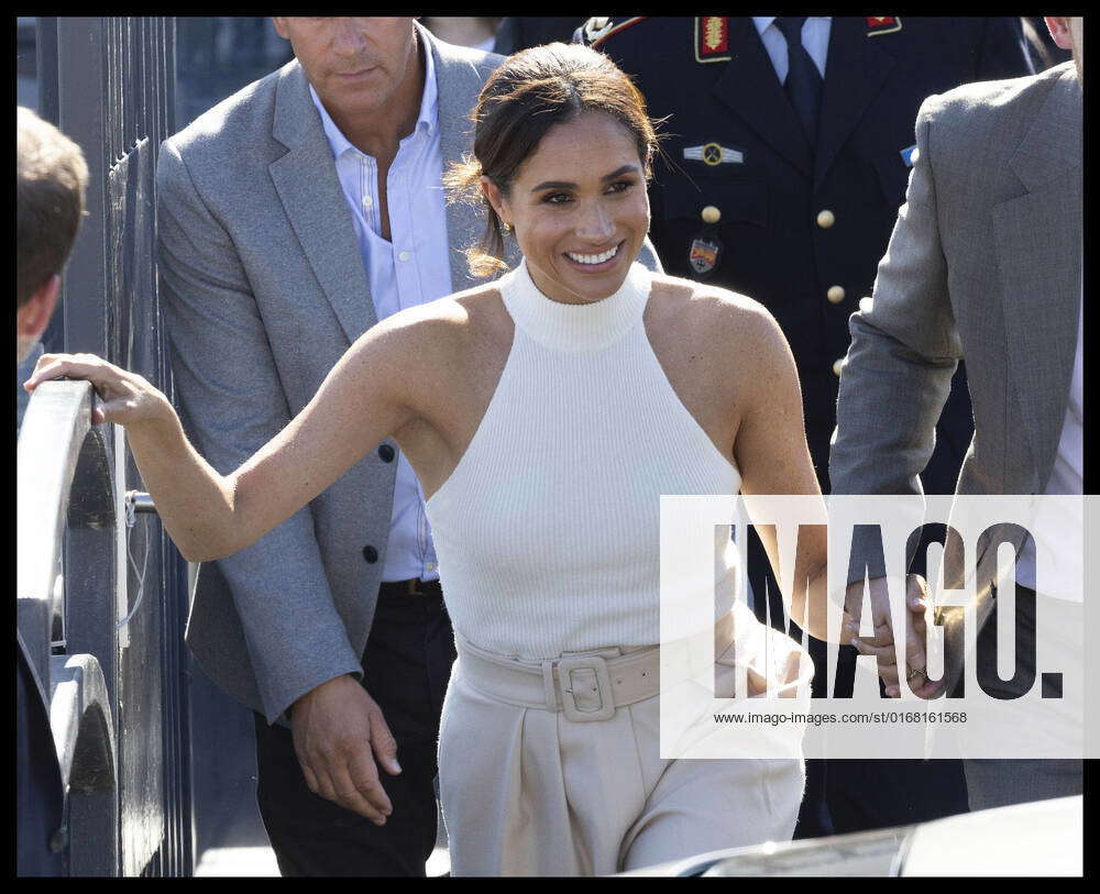 06 09 2022. Dusseldorf, Germany. Meghan Markle, the Duchess of Sussex  leaving a boat after